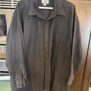 Basic Black Button-Up Shirt